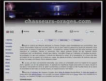 Tablet Screenshot of chasseurs-orages.com